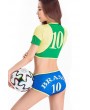 Green Cheerleader Football Baby Apparel Sports swimwear