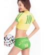 Yellow Football Baby Cheerleader Apparel Sports swimwear