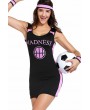 Black Cheerleader Soccer Baby Apparel Sports swimwear