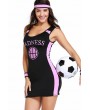 Black Cheerleader Soccer Baby Apparel Sports swimwear