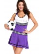 Purple Cheerleader Uniform High School Football Baby Sports swimwear