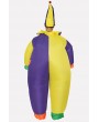 Men Purple Clown Inflatable Adult Cute Carnival swimwear
