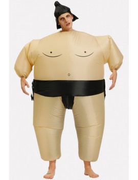 Men Black Sumo Wrestler Inflatable Cute Cosplay swimwear
