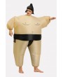 Men Black Sumo Wrestler Inflatable Cute Cosplay swimwear