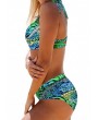 Halter Neck Leopard Print Swimwear Set